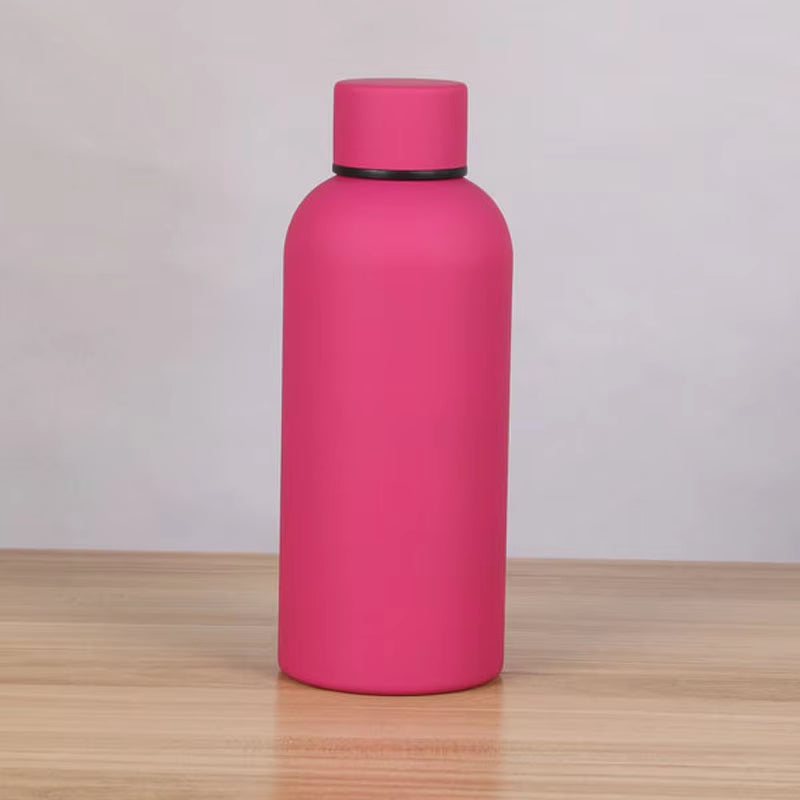 750/500/350ML Small Mouth Thermos Cup Outdoor Car Stainless Steel Coke Bottle Double Layer Vacuum Cup Sports Kettle Gym