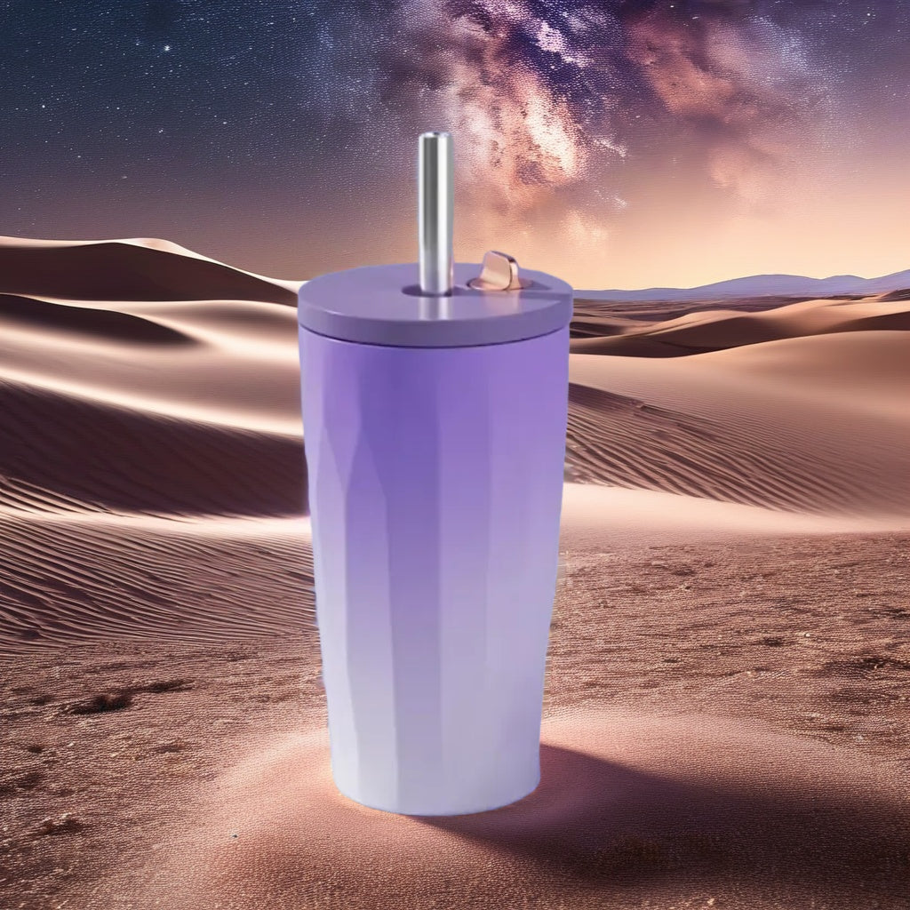 Stainless Steel Cup with straw